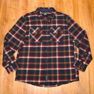 Colorado Clothing Plaid Unlined Flannel Shacket Shirt Jacket Sz XL